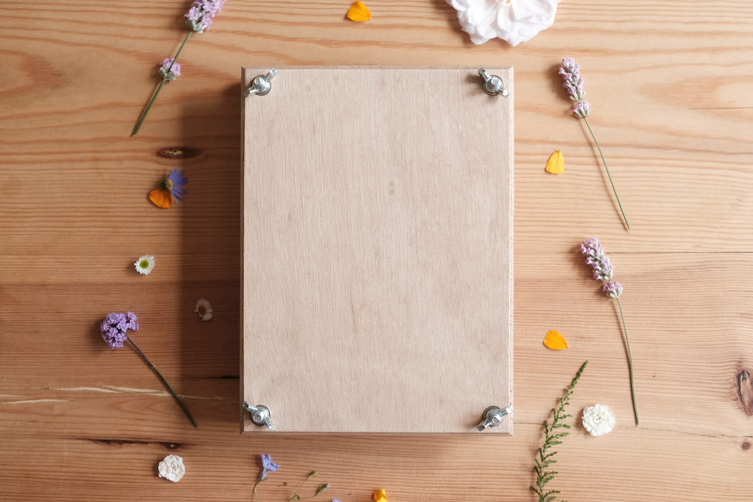 Classic Zinc Flower Press — Engraved